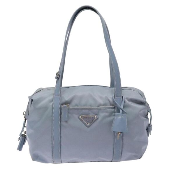 Prada Tessuto Blue Nylon Tote Bag (Pre-Owned) - Picture 1 of 16